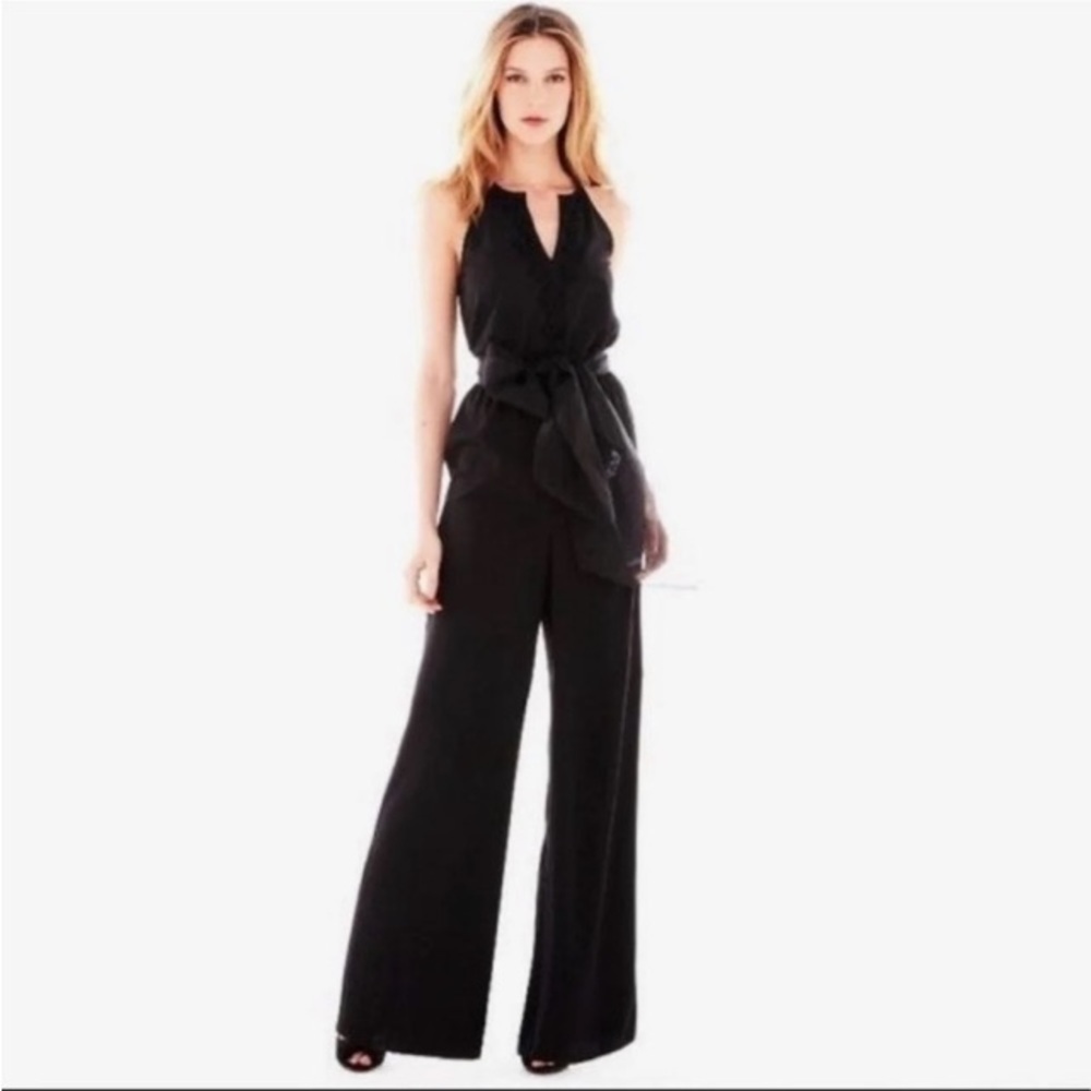 Pearl by Marchesa NWT Embellished Jumpsuit Sz 4 Quiet Luxury Old Money Cocktail
